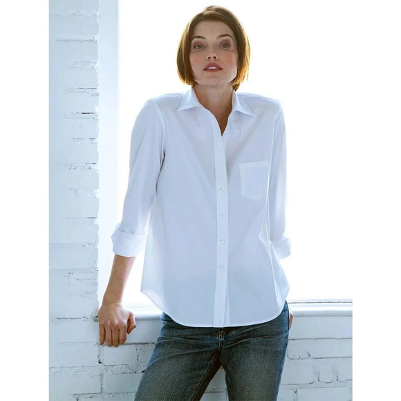 Finley Alex Perfect Dress Shirt White Size XL - Picture 3 of 7